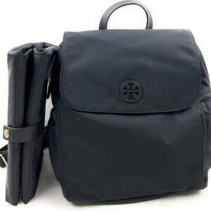 Tory Burch Diaper Bag Travel Baby Backpack Nylon Black